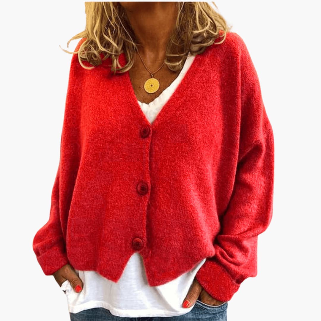 ELAINE | Drop shoulder V-neck in fifteen colors
