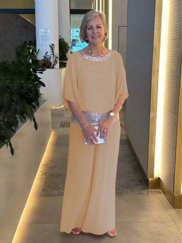 PHYLLIS | Soft top with wide-leg pants