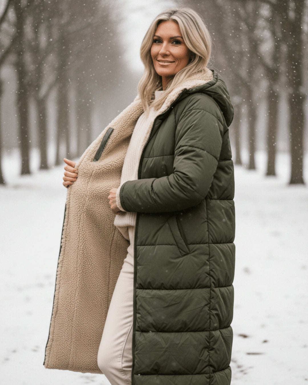 SANDRA | Quilted winter coat