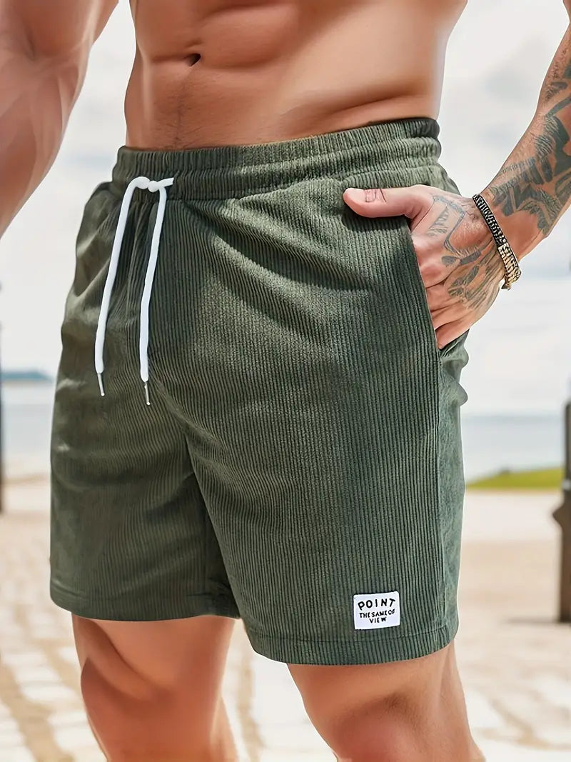 LEAH | Classic swim trunks with elastic waistband
