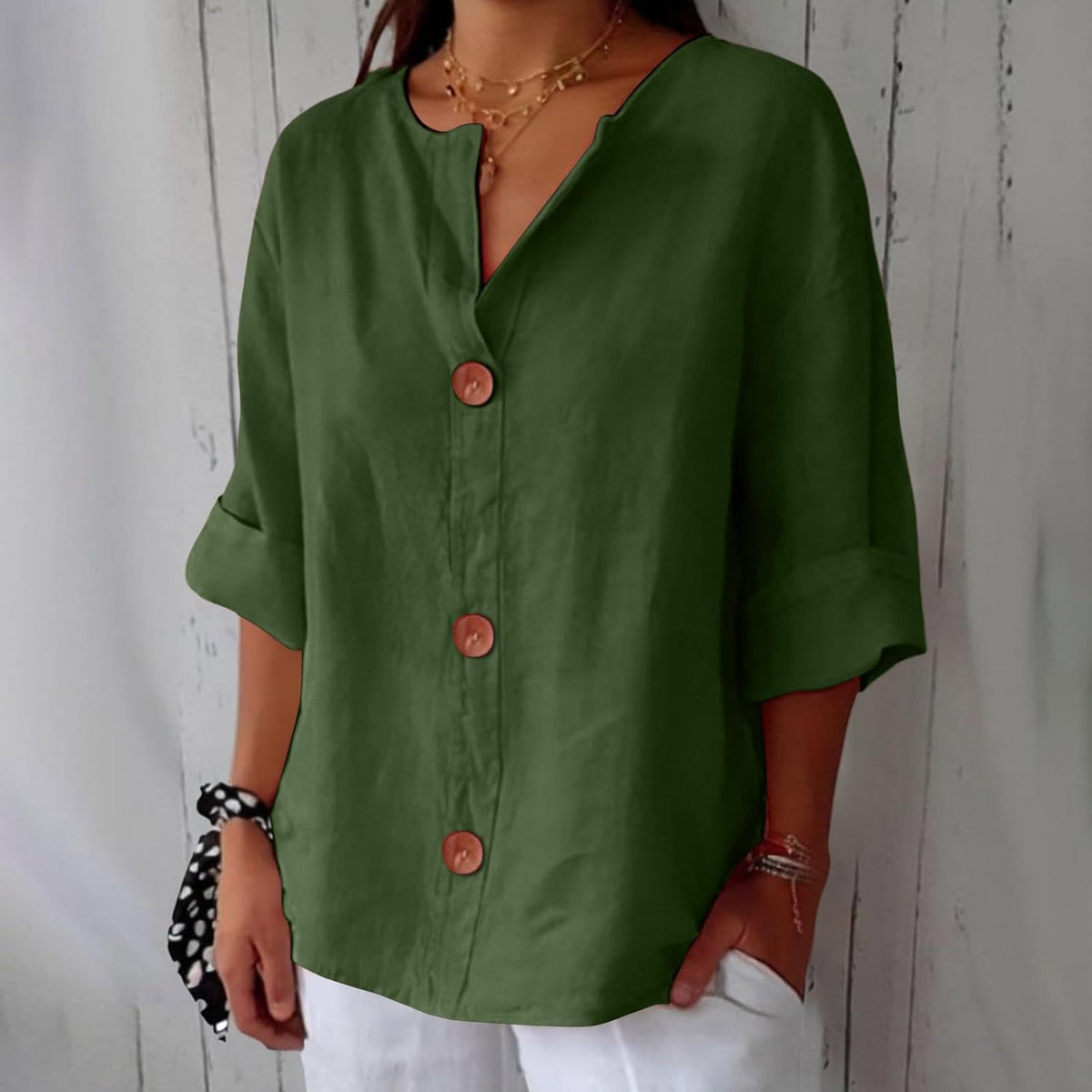 ELEANOR | Pure linen summer blouse