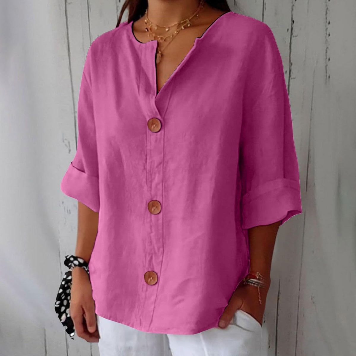 ELEANOR | Pure linen summer blouse