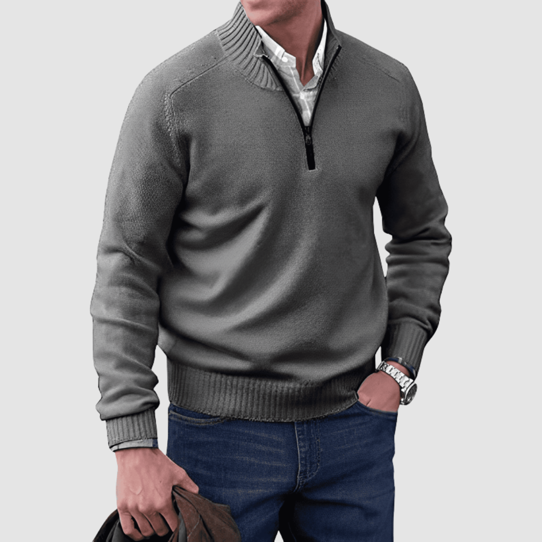 AMELIA | Quarter zip pullover