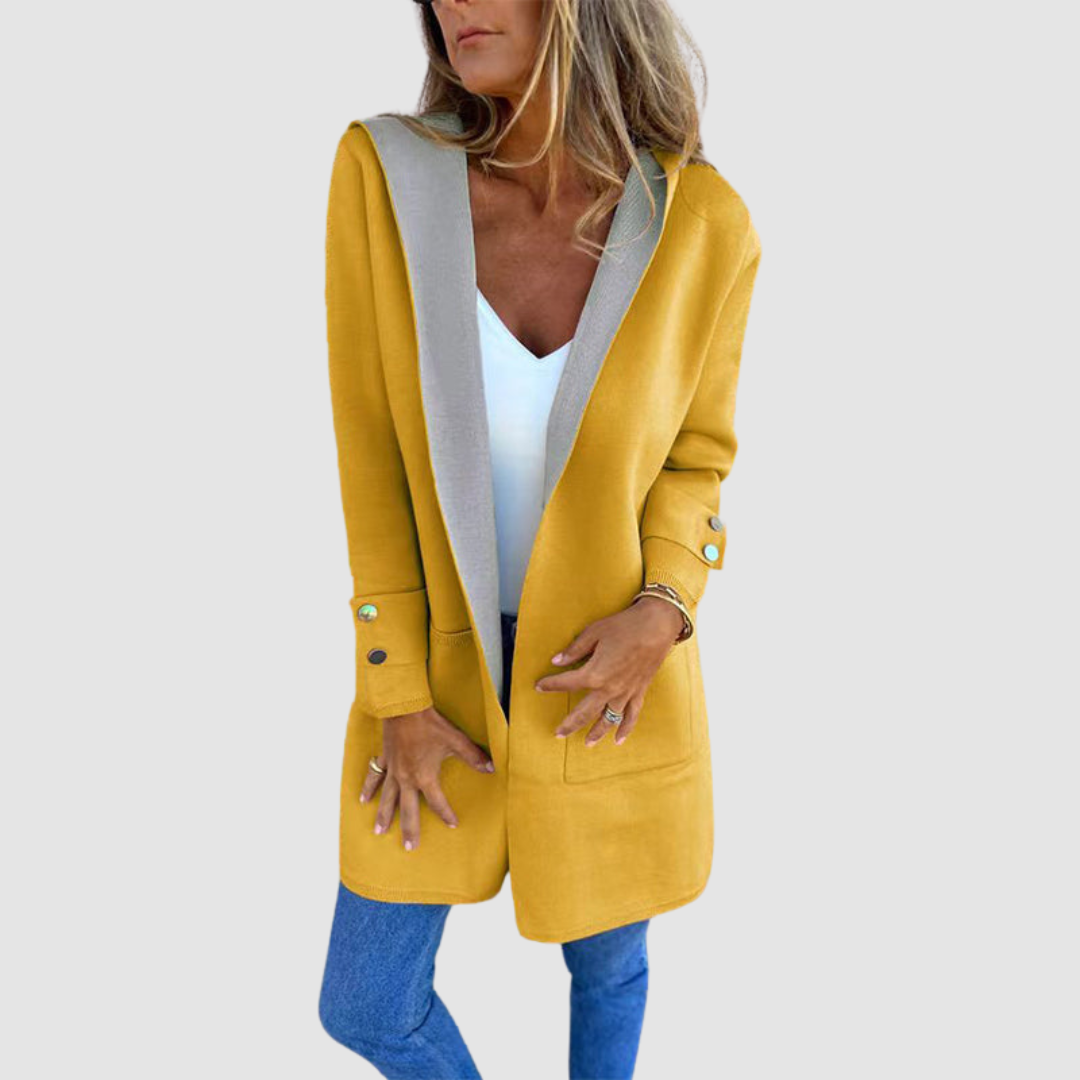 AMELIA | Colorblock hooded jacket