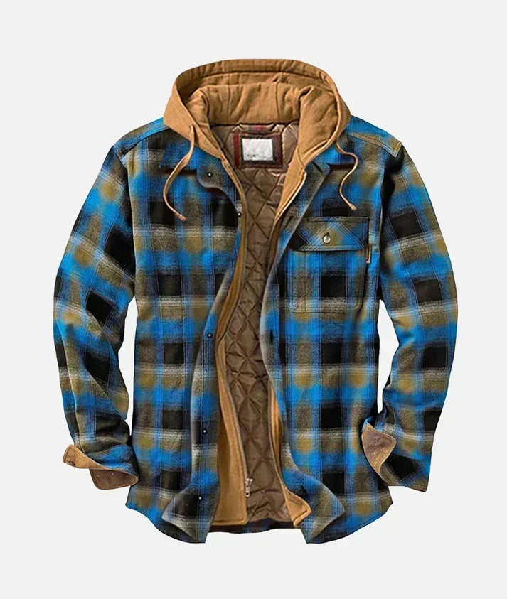 CURTIS | Hooded vintage patchwork jacket