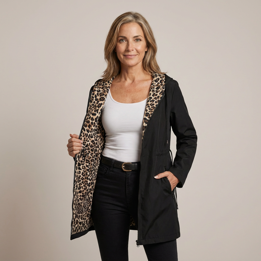 AMELIA | Reversible hooded coat