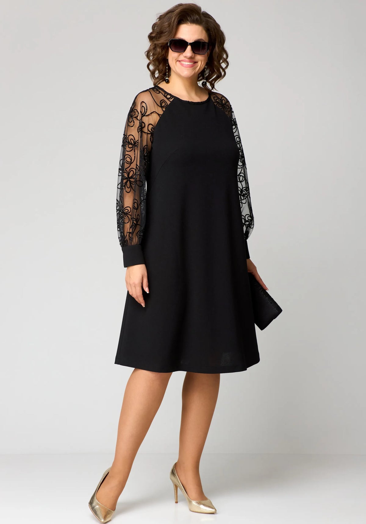 EDITH | Lace dress with long sleeves