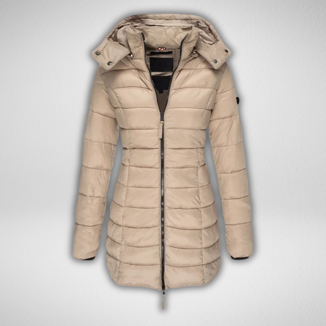 AMELIA | Hooded parka with slim fit
