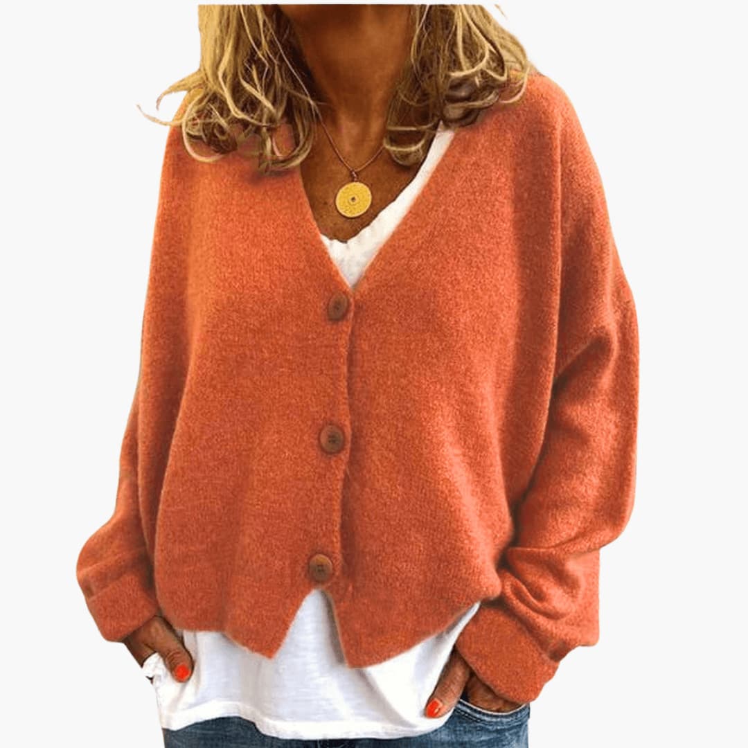 ELAINE | Drop shoulder V-neck in fifteen colors