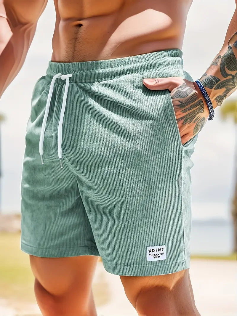 LEAH | Classic swim trunks with elastic waistband
