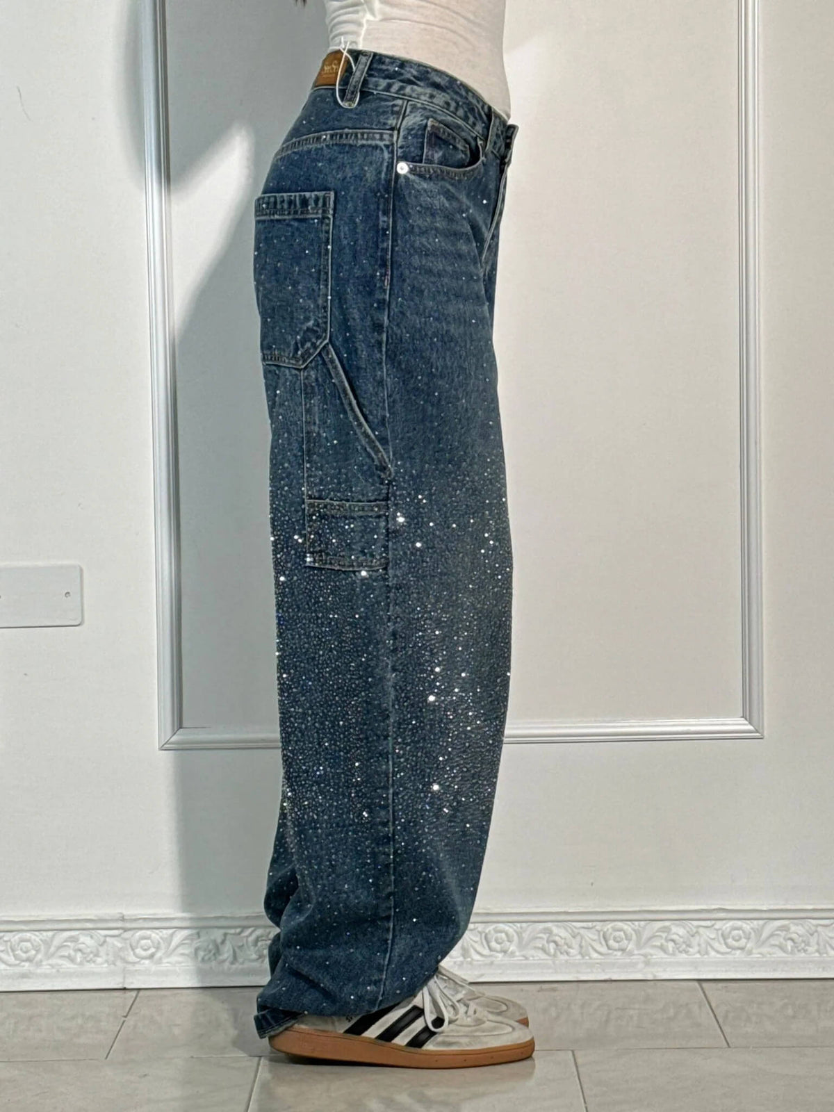 BEVERLY | Relaxed pants with a soft shimmer