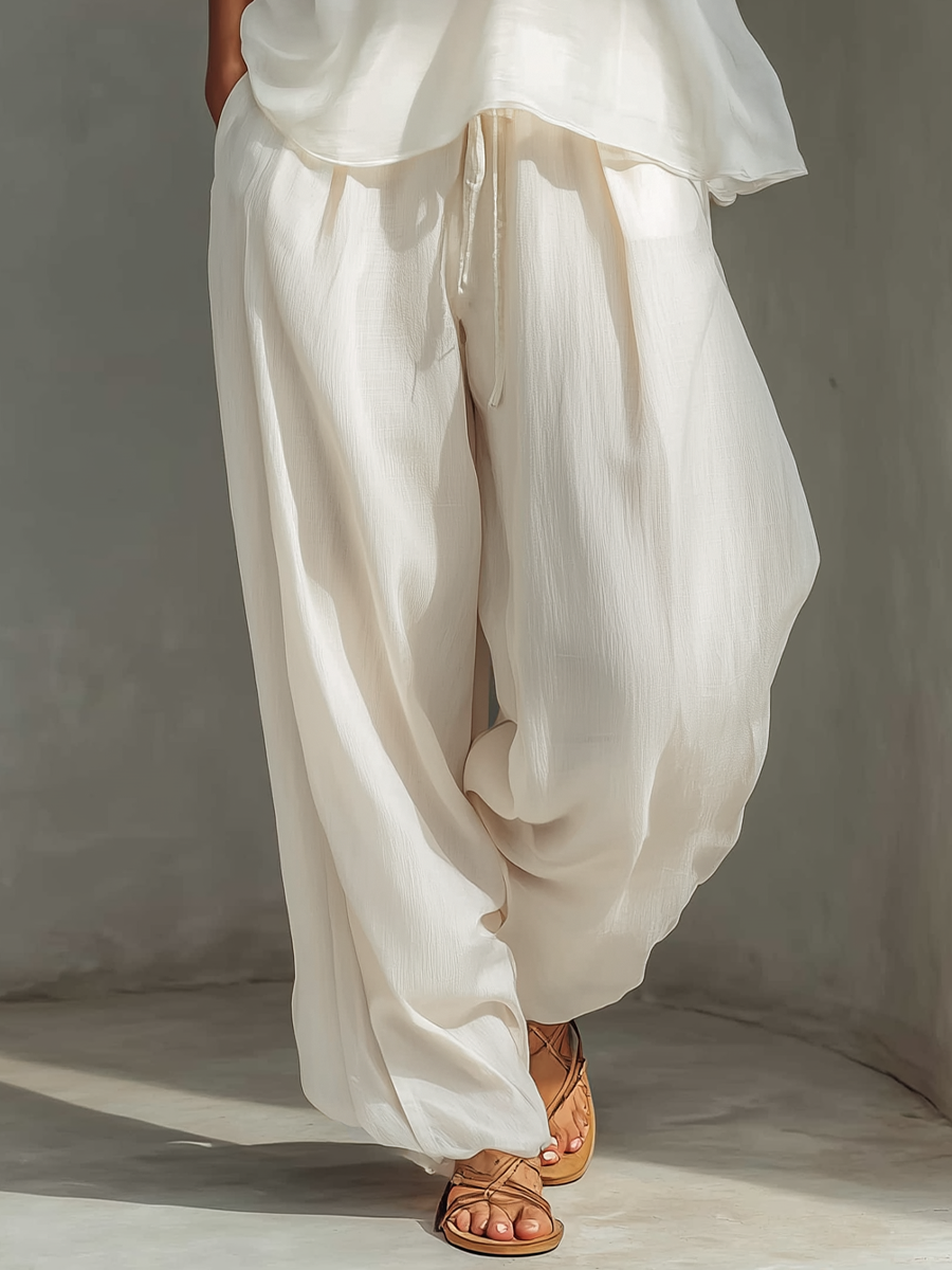 ARLENE | Sleeveless top with wide-leg trousers