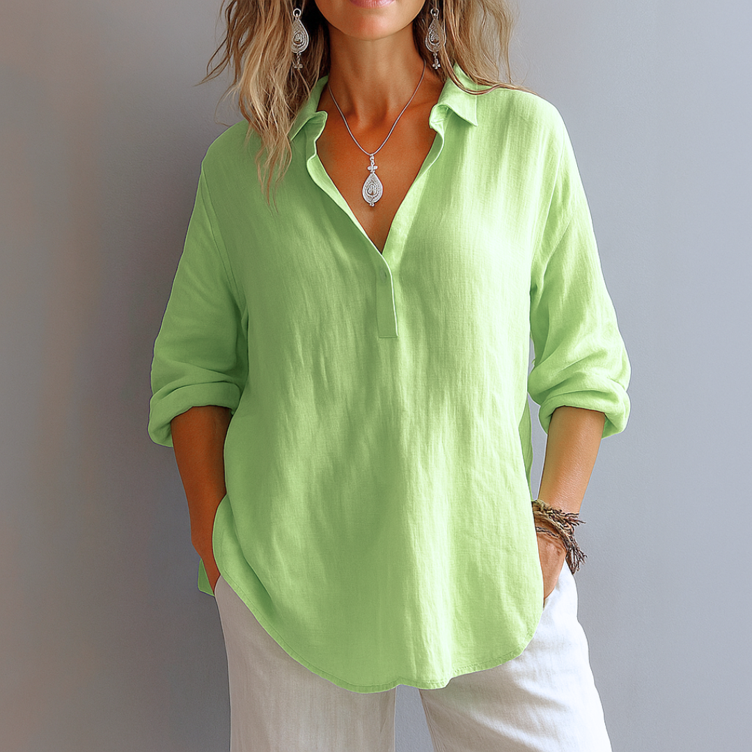 DOREEN | Airy V-neck for warm days