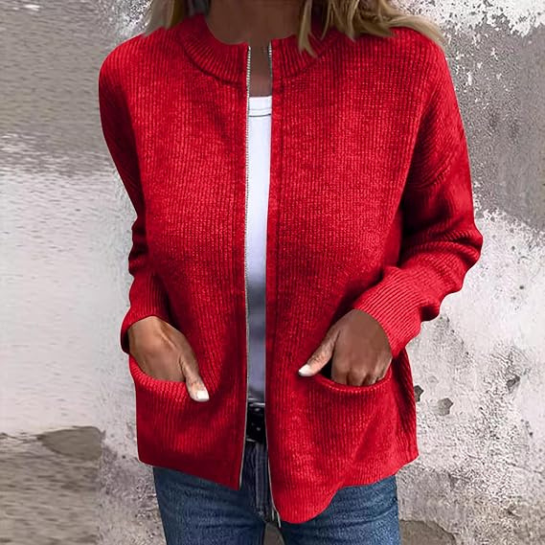 GLORIA | Long open cardigan in a light knit