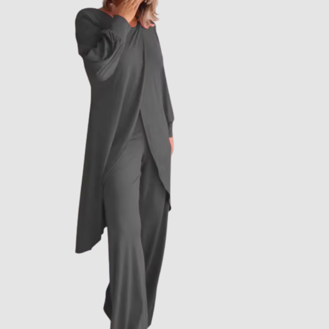 FRANCES | Longline top with relaxed trousers