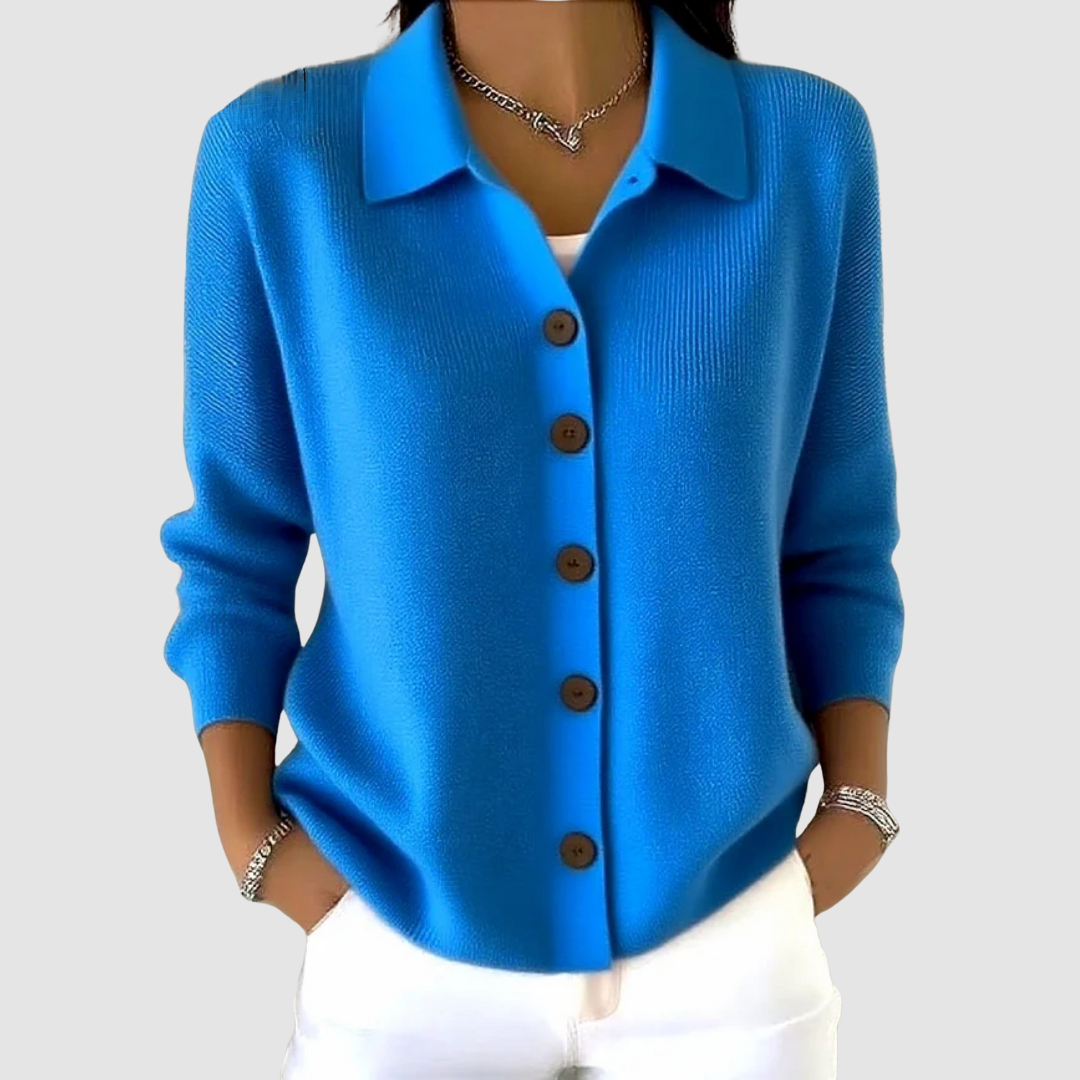 MAUREEN | Lapel cardigan up to 5XL
