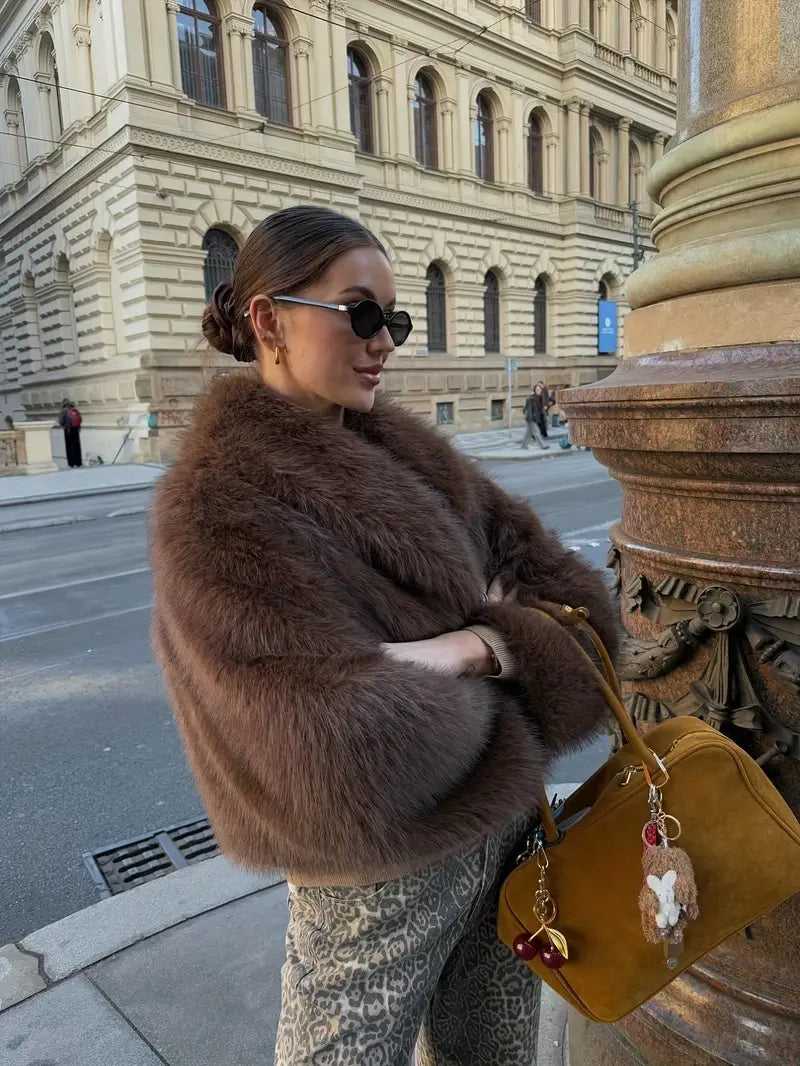 WANDA | Relaxed fit fur jacket
