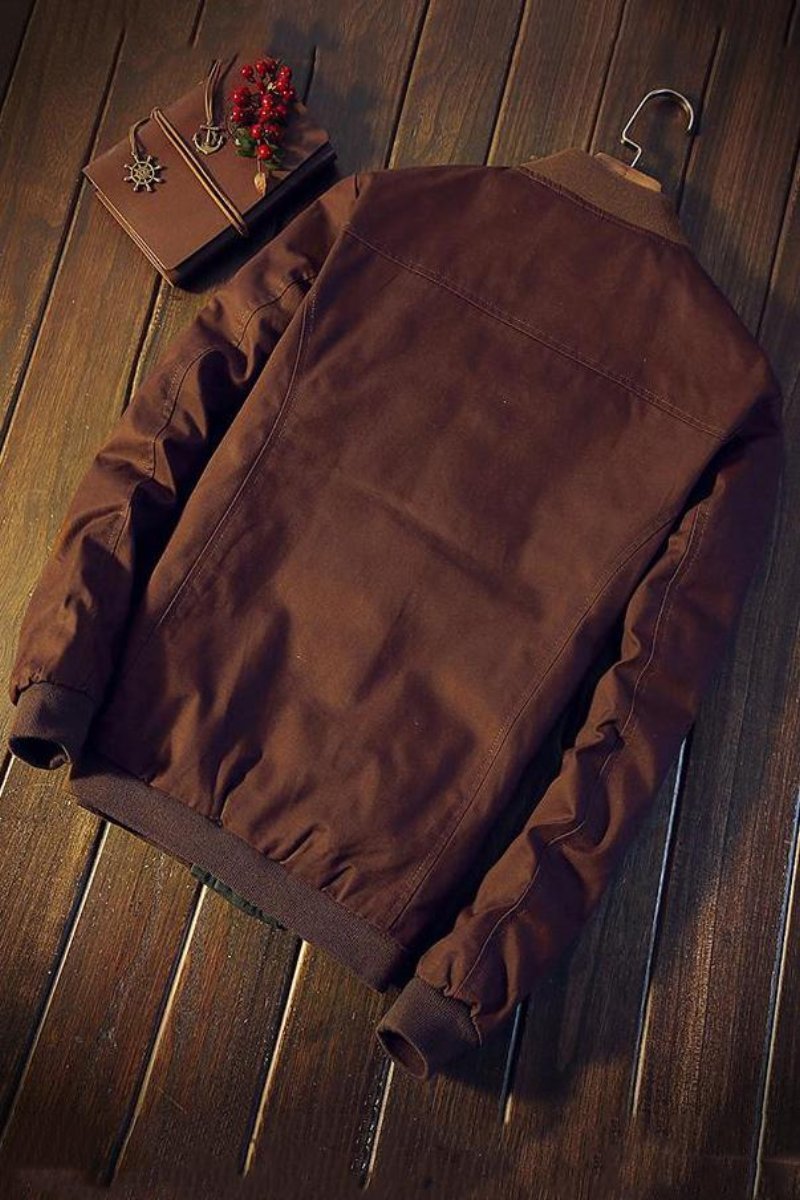 FERGUS | Bomber jacket with a baseball collar