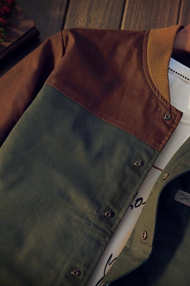 FERGUS | Bomber jacket with a baseball collar