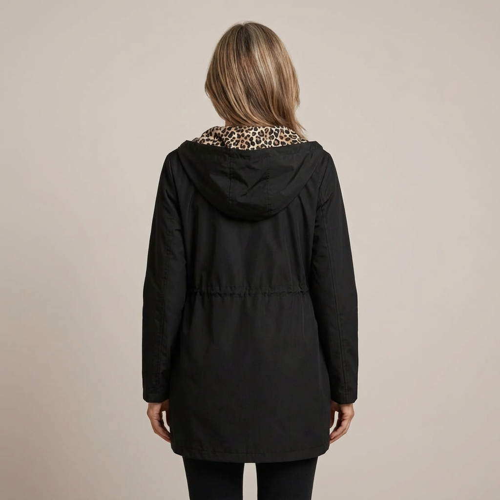 AMELIA | Reversible hooded coat
