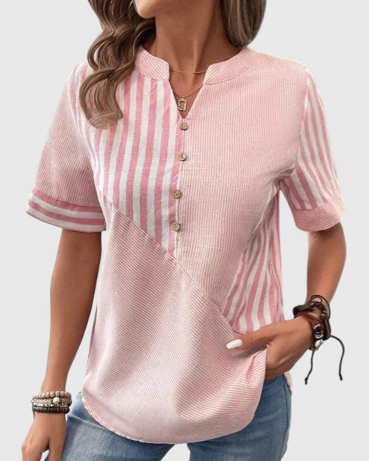 EDITH | Striped relaxed blouse