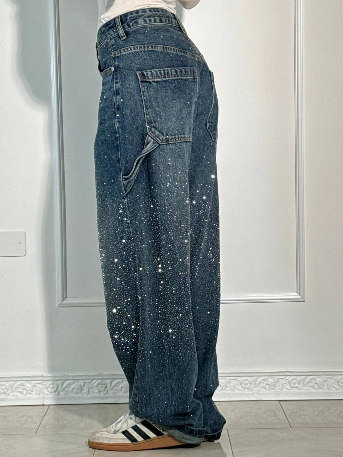 BEVERLY | Relaxed pants with a soft shimmer