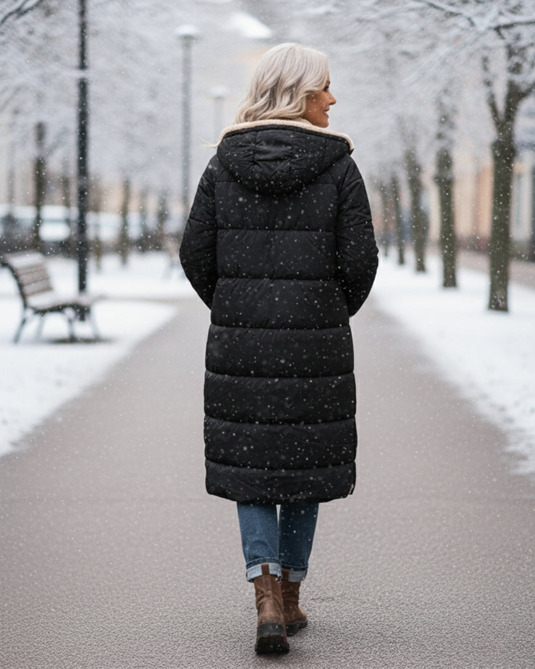 SANDRA | Quilted winter coat