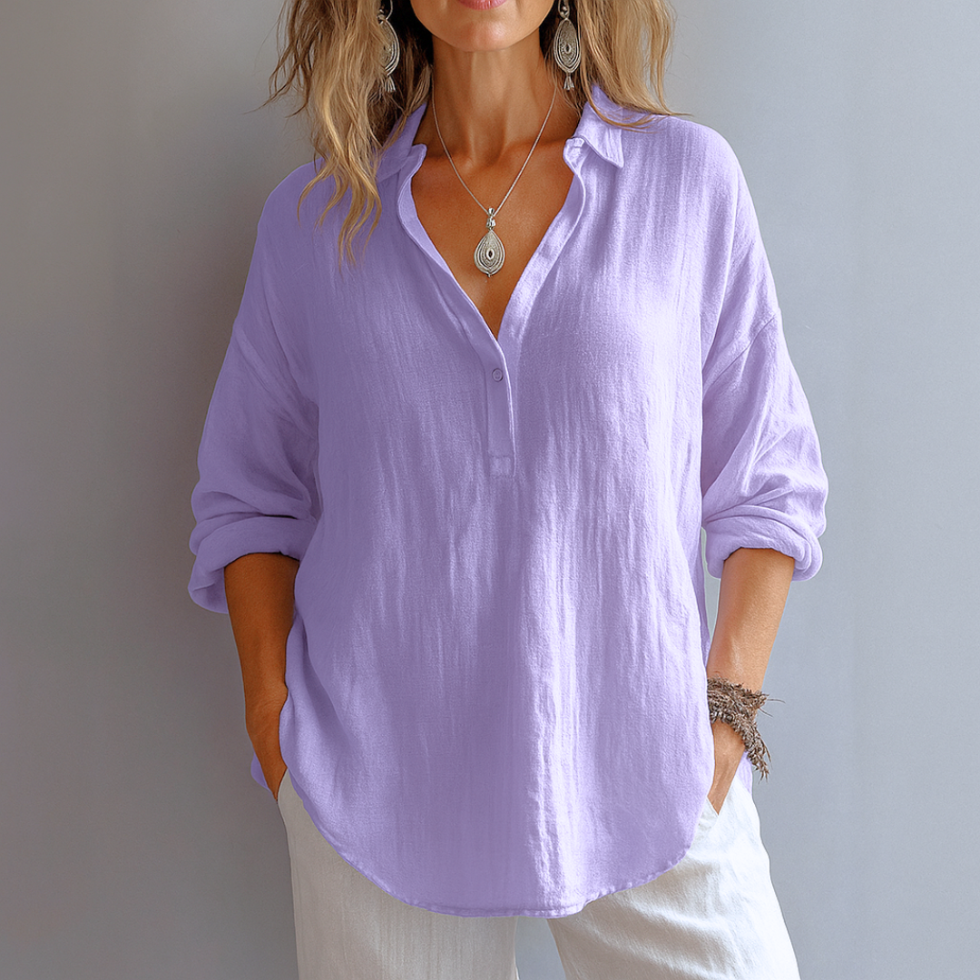DOREEN | Airy V-neck for warm days