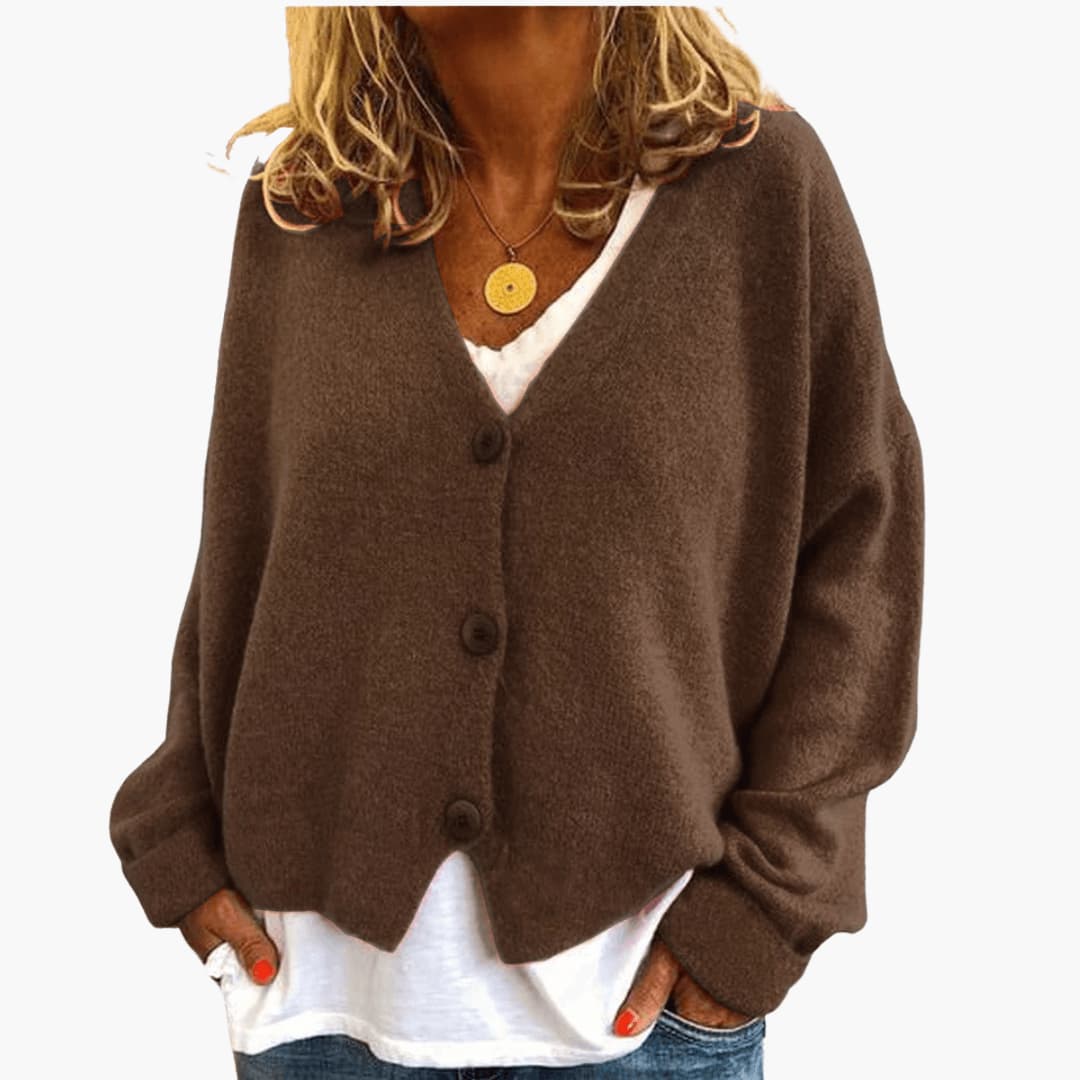 ELAINE | Drop shoulder V-neck in fifteen colors