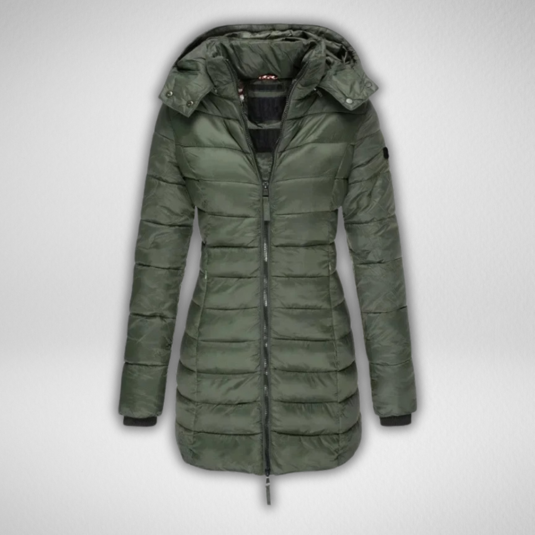 AMELIA | Hooded parka with slim fit