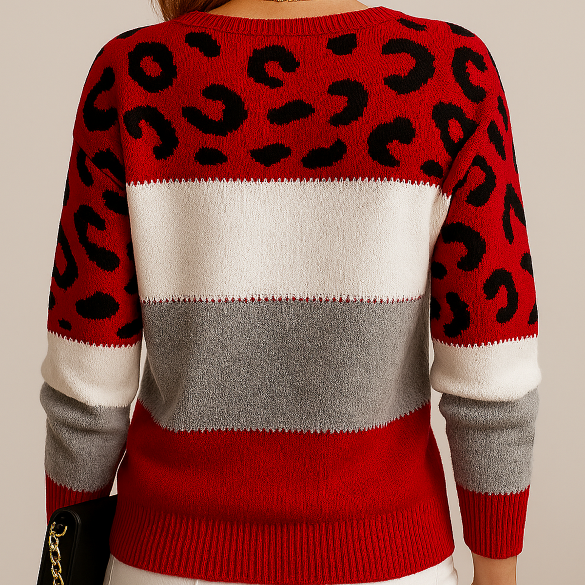 NANCY | Leopard print on a plain shape