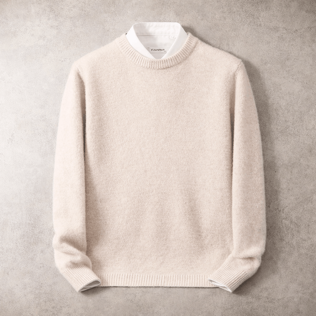 EDMUND | Classic ribbed crewneck sweater