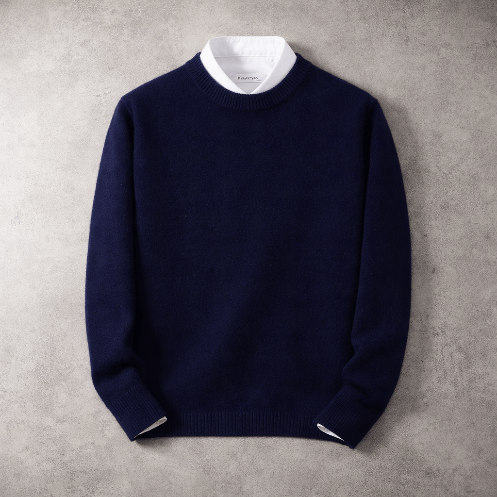 EDMUND | Classic ribbed crewneck sweater