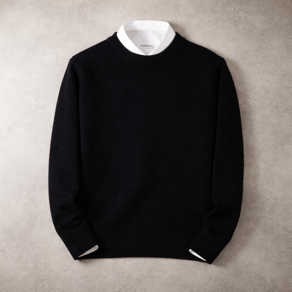 EDMUND | Classic ribbed crewneck sweater