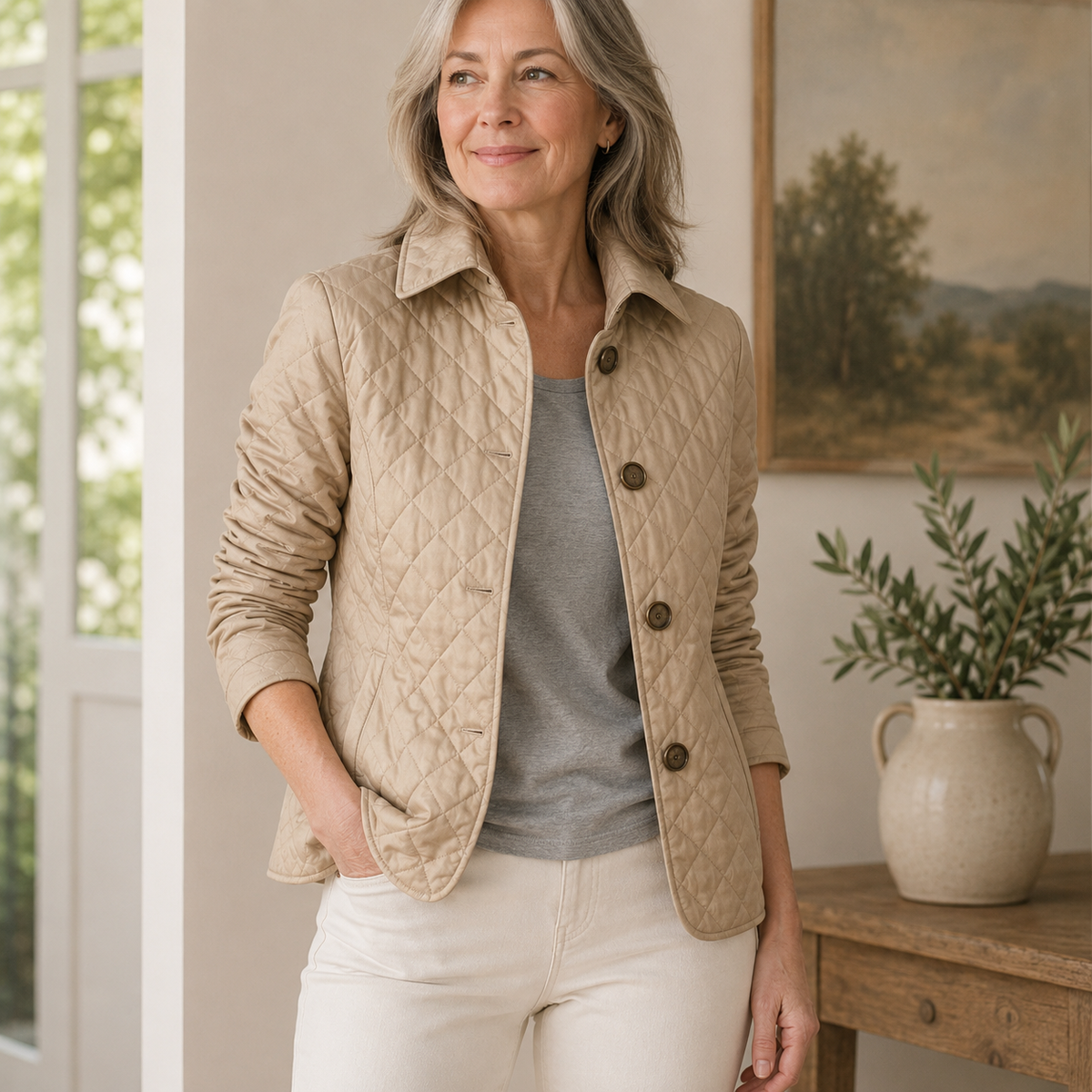 MAEVE | Quilted jacket for in-between days