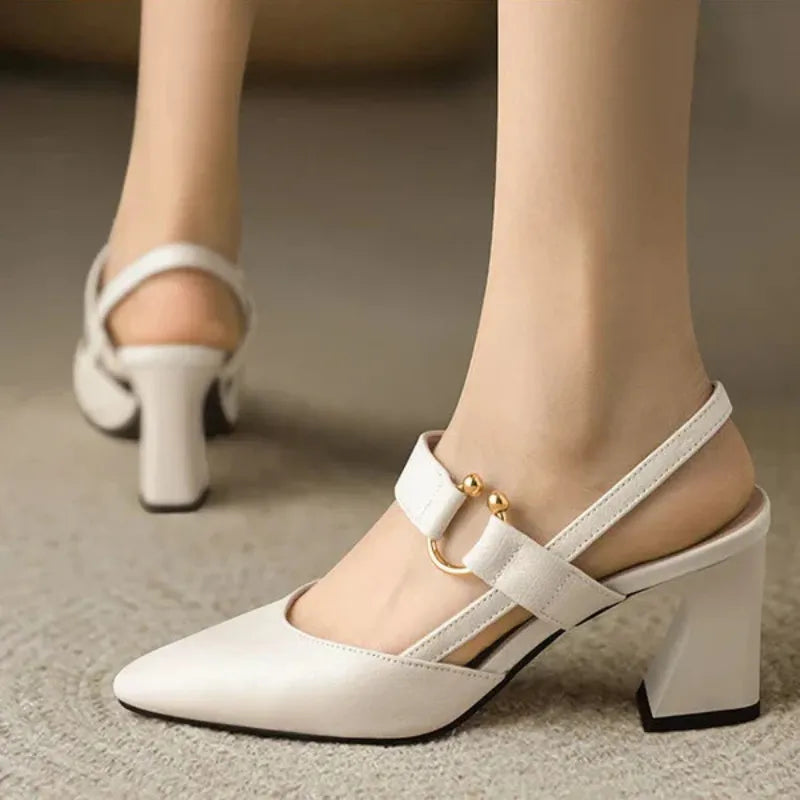 FRANCES | Heeled shoes on a wide stable heel