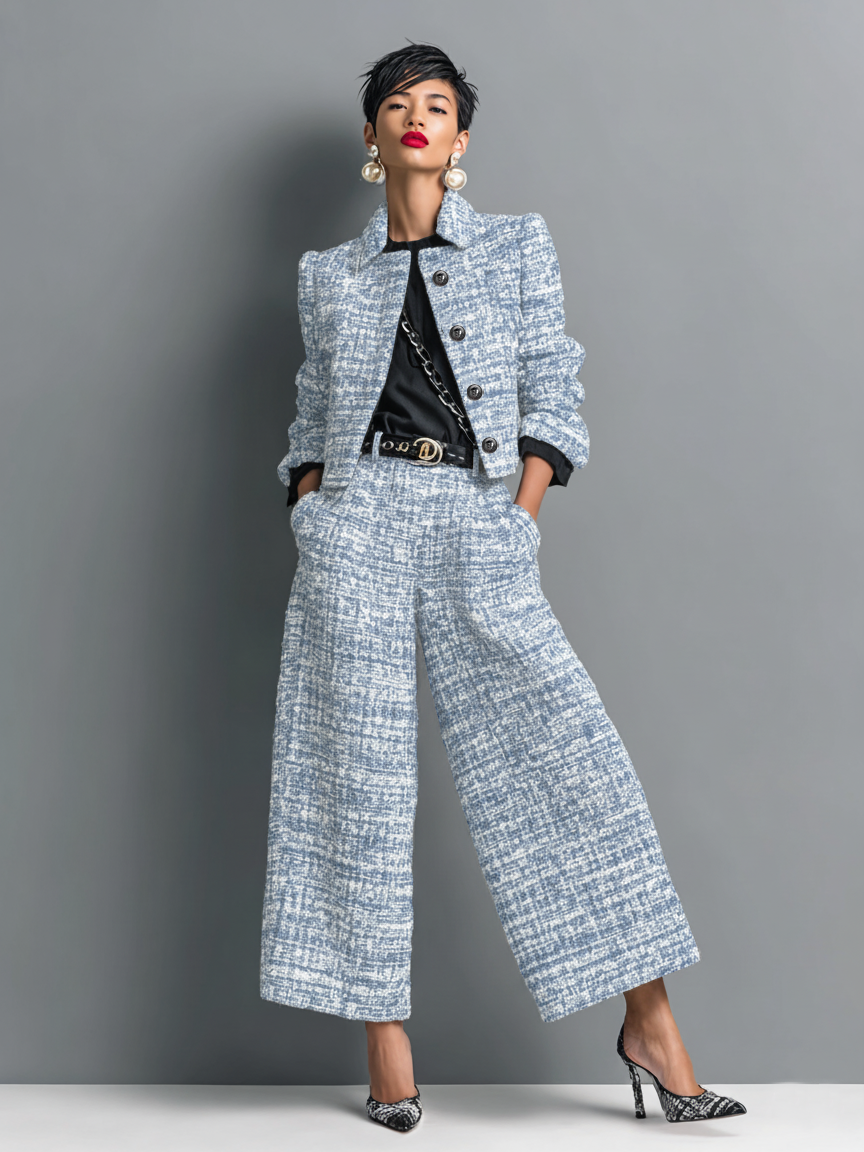 EVELYN | Long-sleeve jacket with matching pants