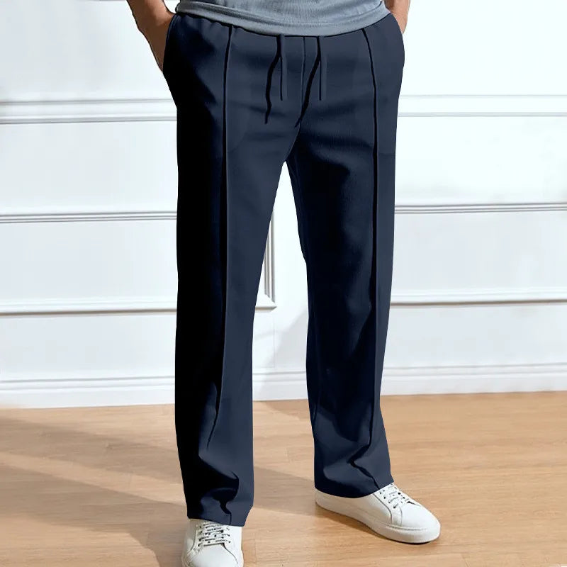 MILTON | Slim fit pants with a drawstring waist