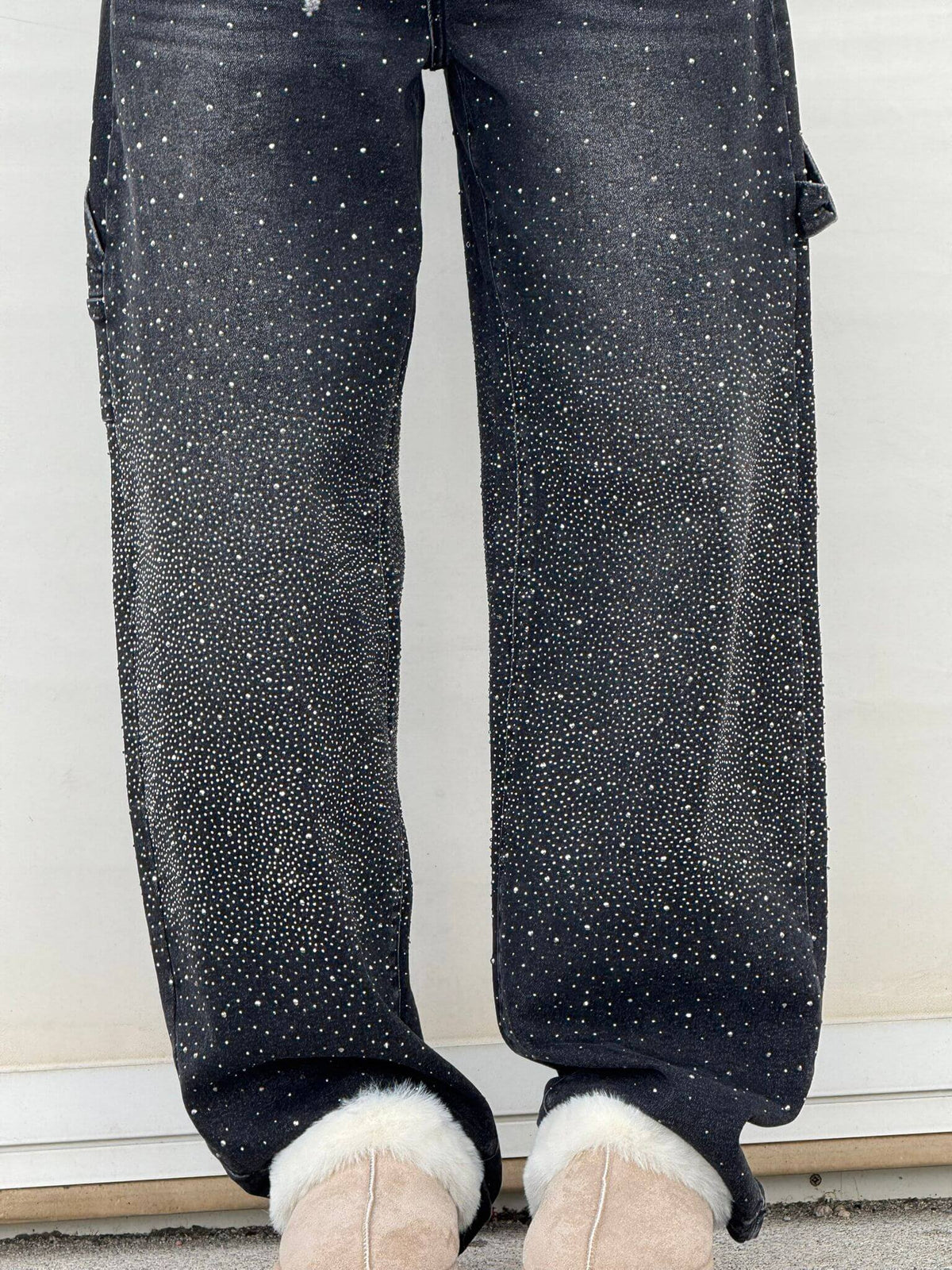 BEVERLY | Relaxed pants with a soft shimmer