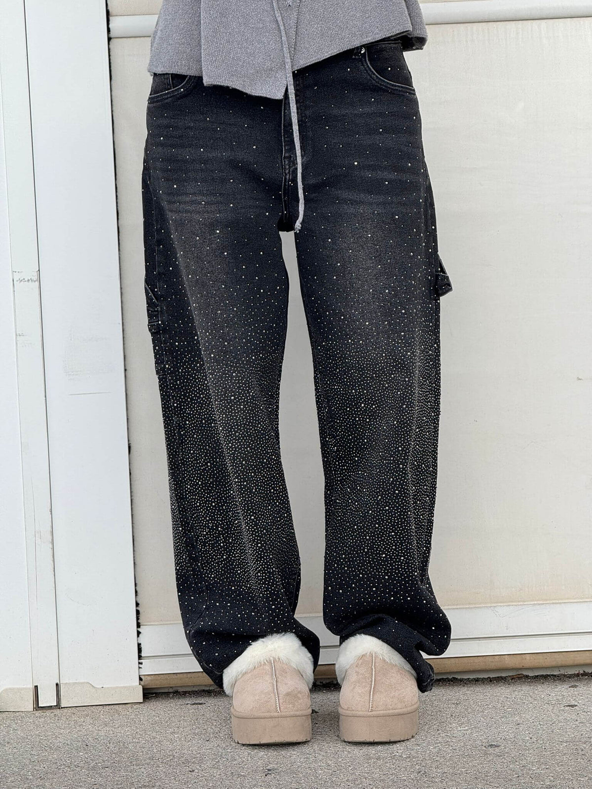 BEVERLY | Relaxed pants with a soft shimmer