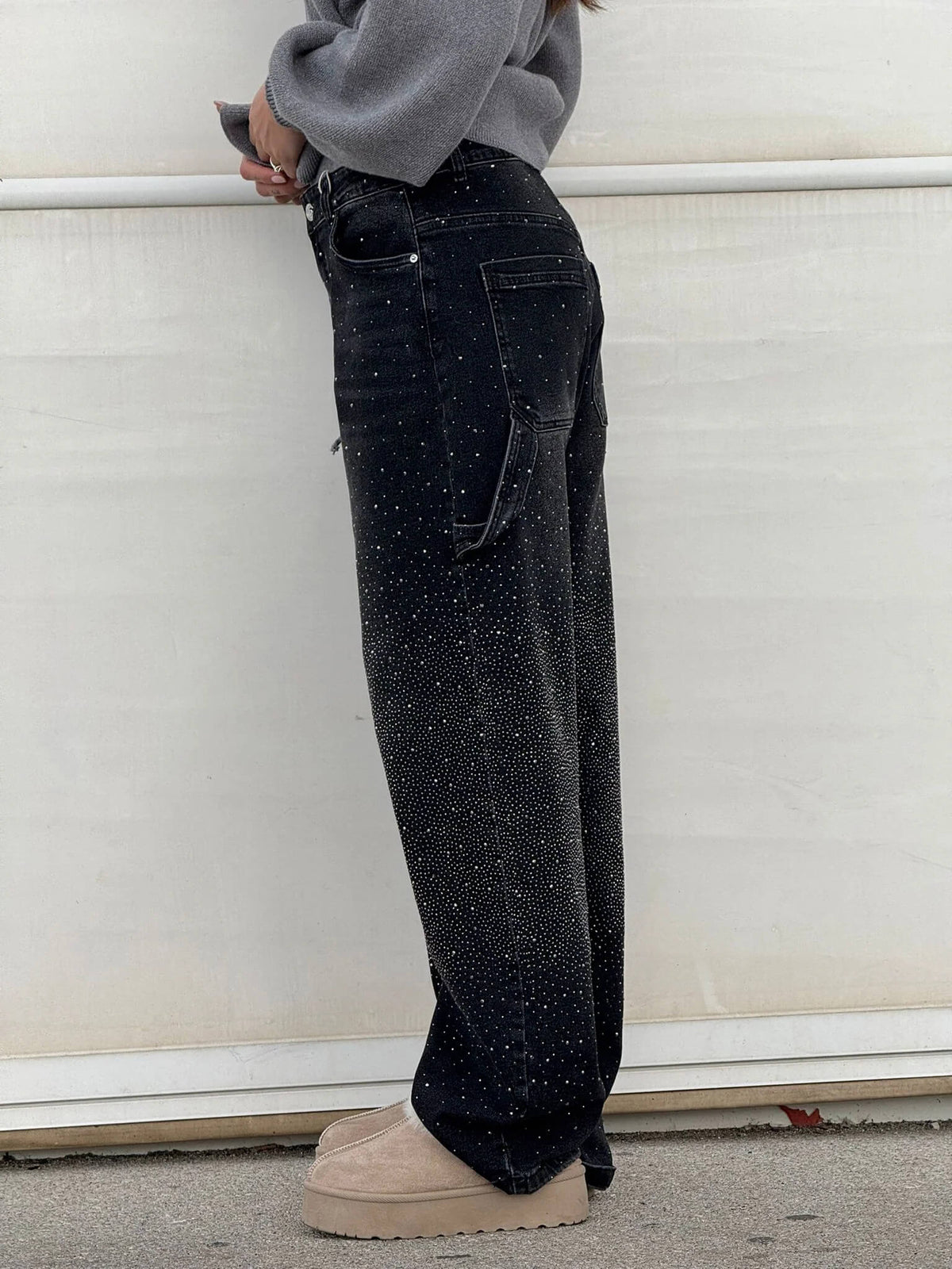 BEVERLY | Relaxed pants with a soft shimmer