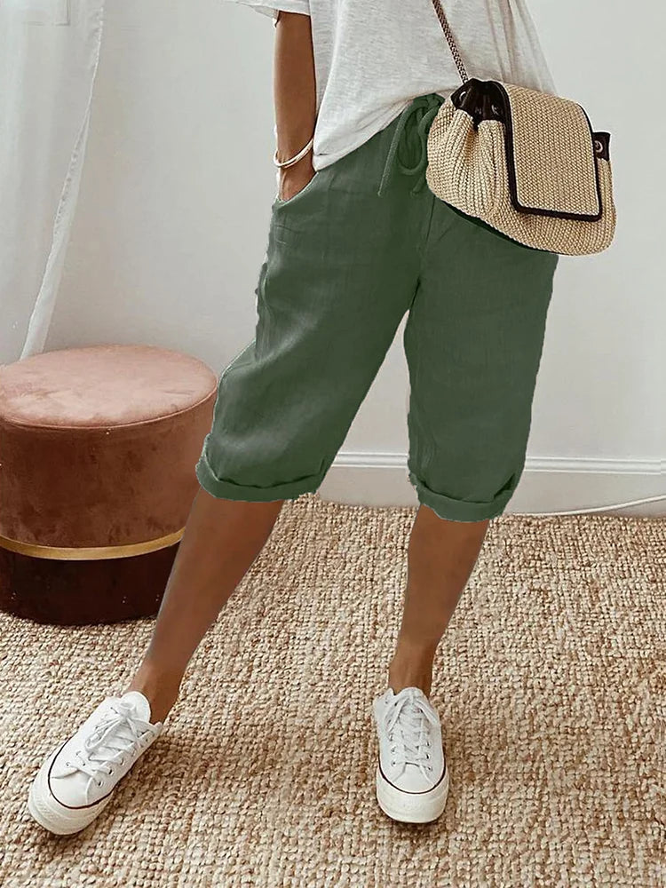 PHYLLIS | Shorts with a drawstring waist