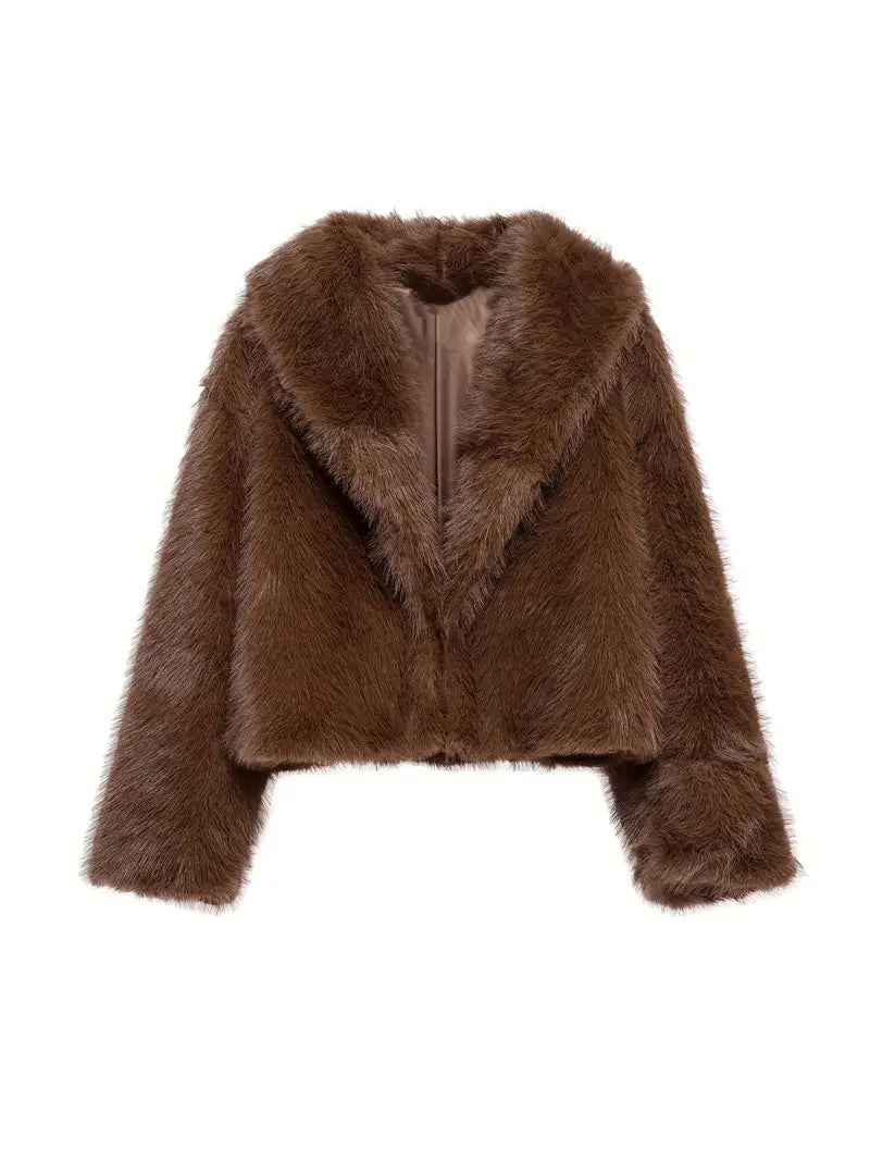 WANDA | Relaxed fit fur jacket