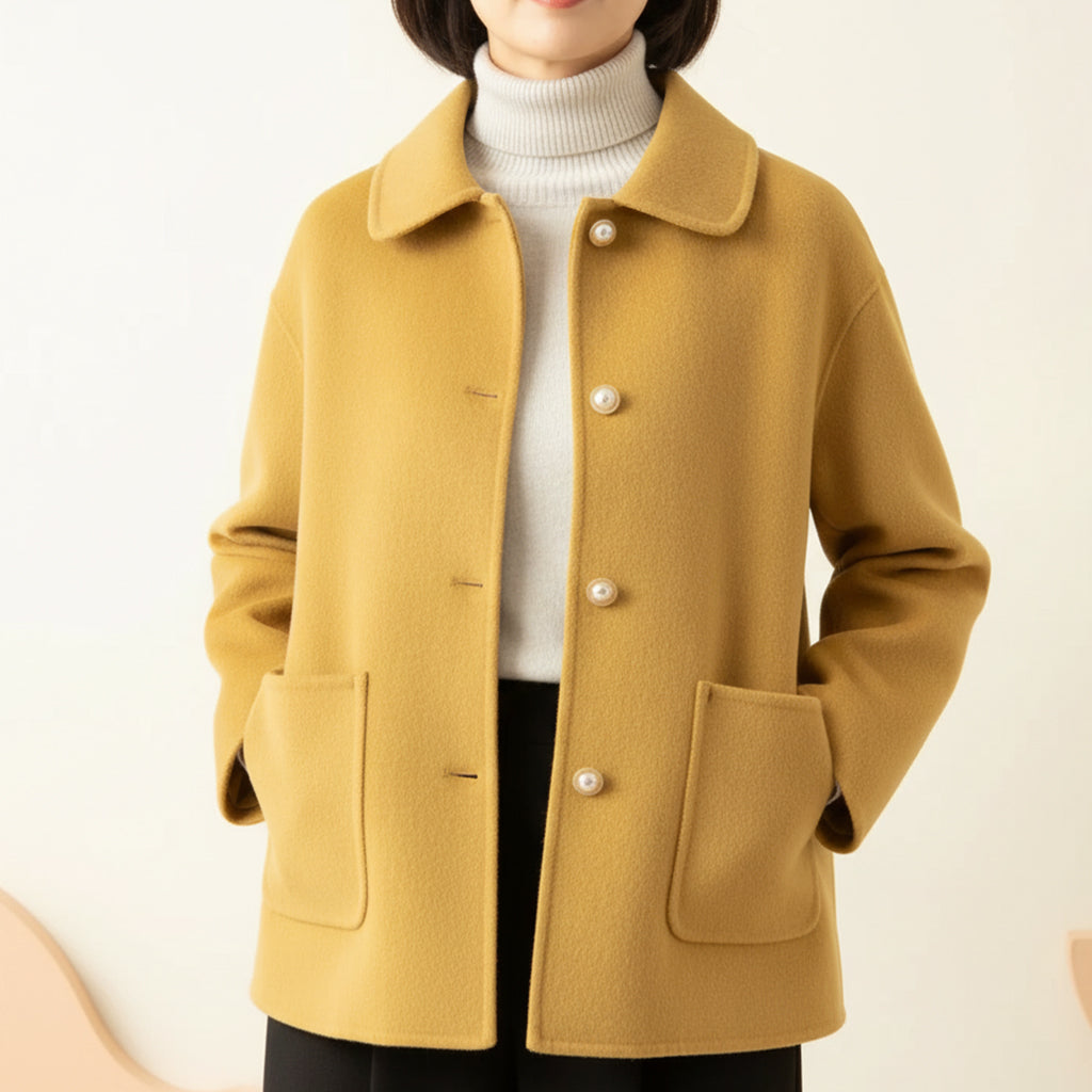 CLAUDIA | Doll collar jacket with pearl buttons