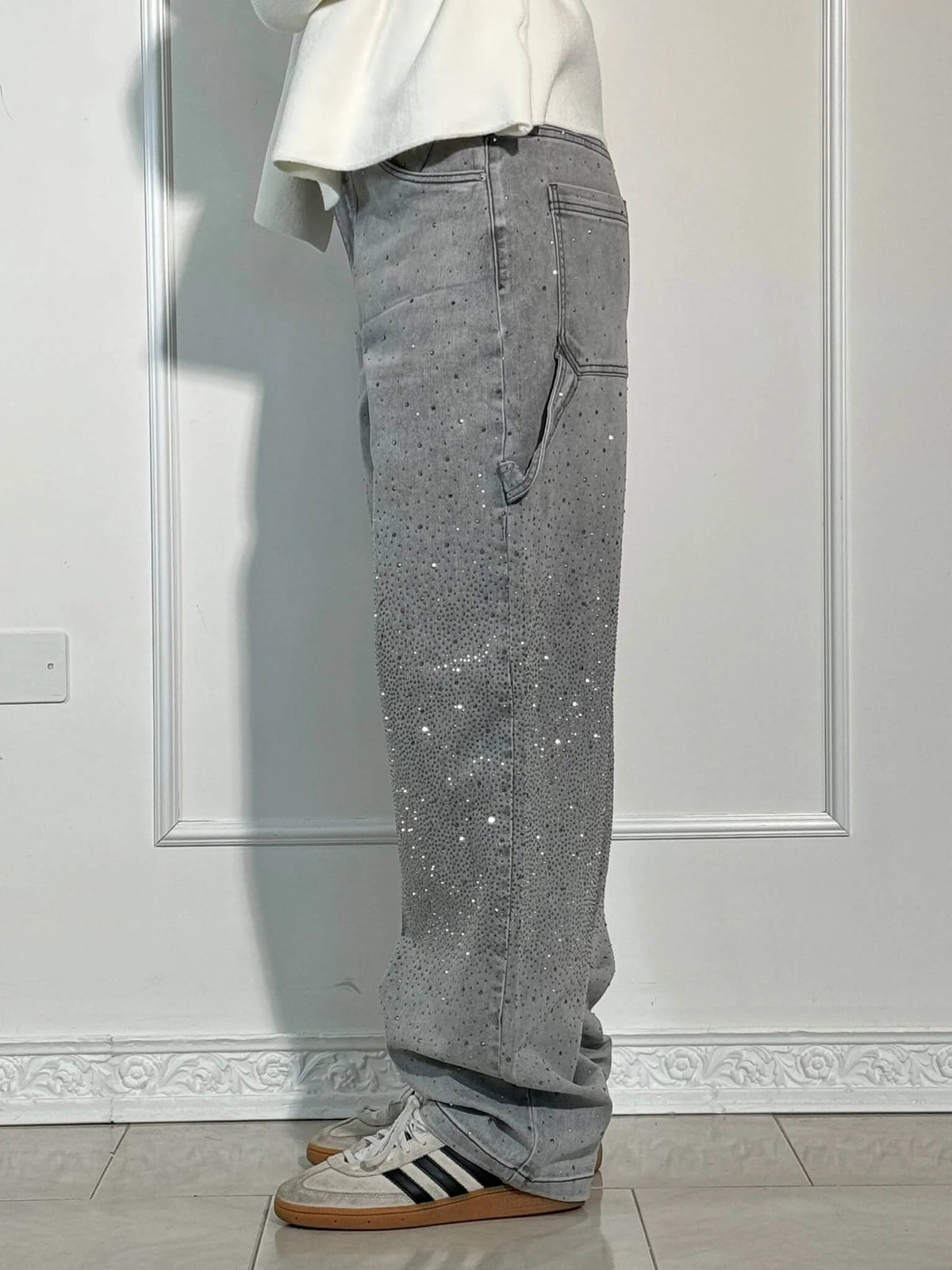 BEVERLY | Relaxed pants with a soft shimmer