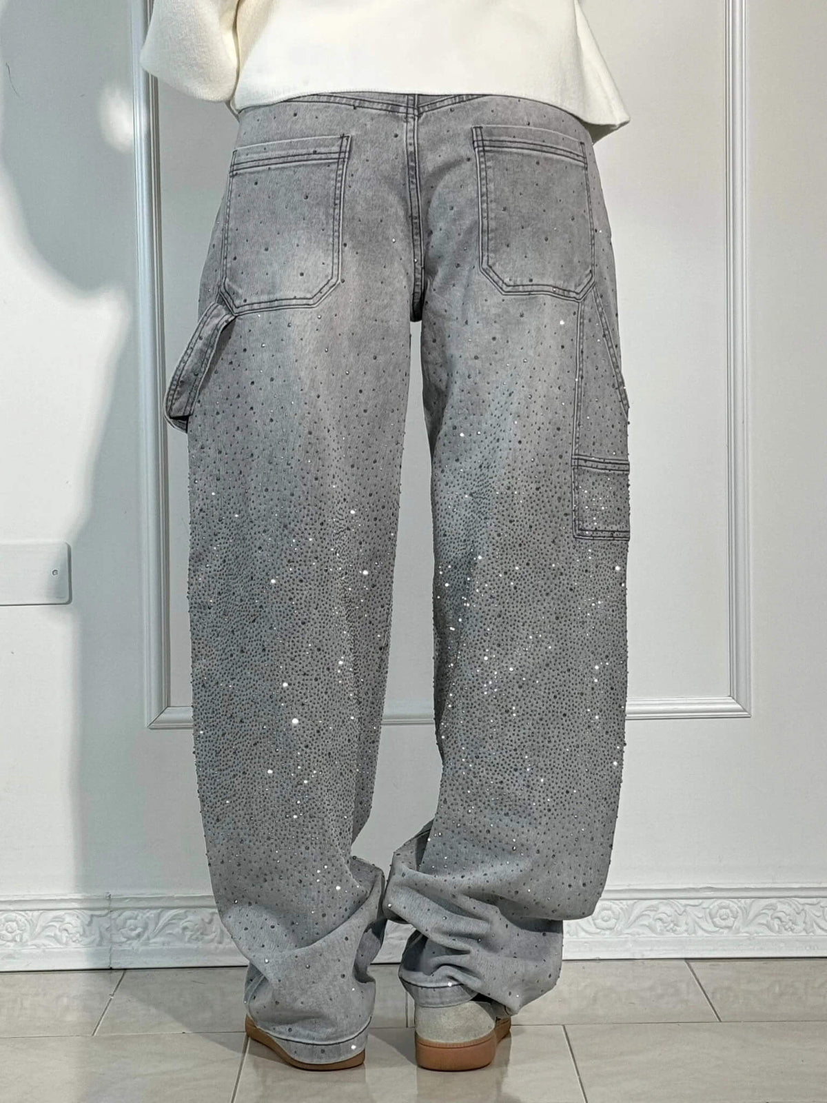 BEVERLY | Relaxed pants with a soft shimmer
