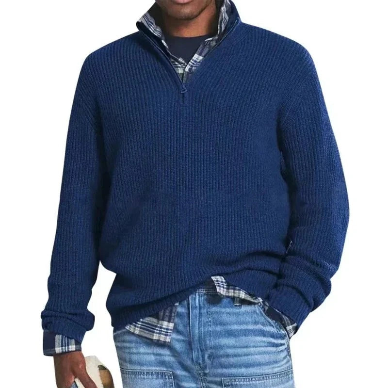 LAURA | Zip sweater with long sleeves
