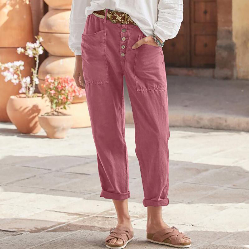 ARLENE | Cropped pants with front pockets