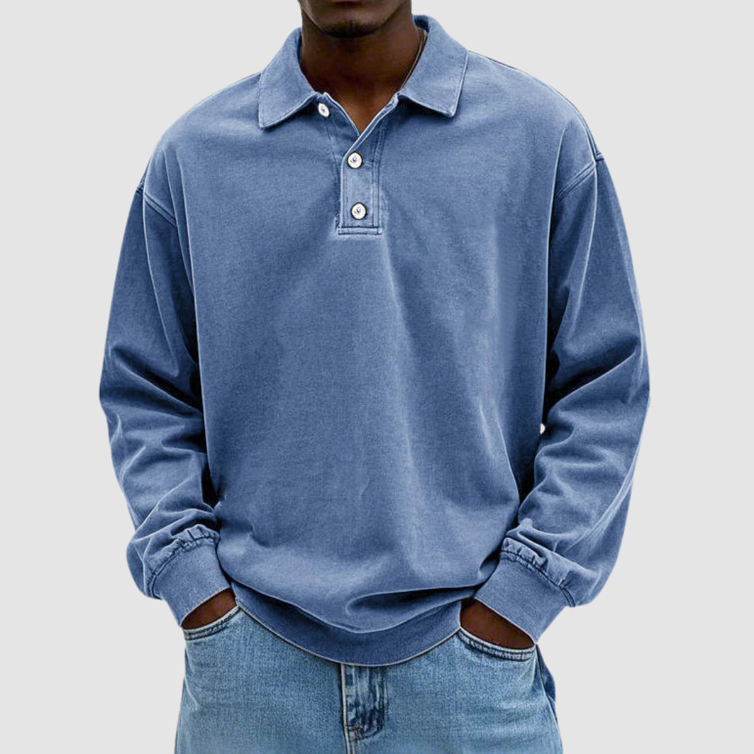 ALEX | Long sleeve polo shirt