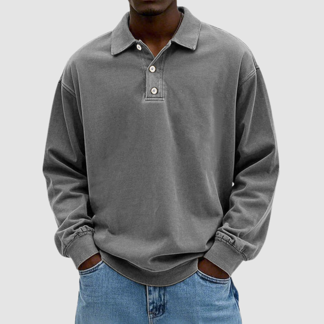 ALEX | Long sleeve polo shirt